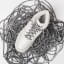 Sliwils | Fabric Shoelaces | Jazz Houndstooth | 120cm