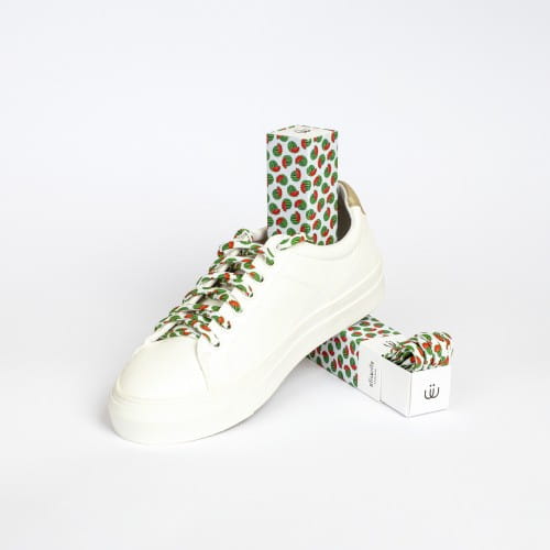 Sliwils | Fabric Shoelaces | Tropical Watermelon | 120cm