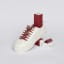 Sliwils | Fabric Shoelaces | Manhattan Metallic Red | 120cm