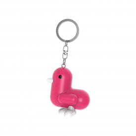 Canar | Silicone Duck Keyring | Magenta Pink