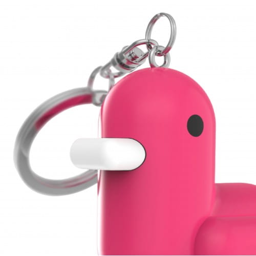 Canar | Silicone Duck Keyring | Magenta Pink