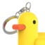 Canar | Silicone Duck Keyring | Yellow