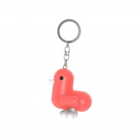 Canar | Silicone Duck Keyring | Fluorescent Orange