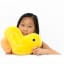Canar | Fleece Duck Cushion | Yellow