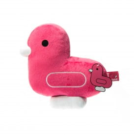Canar | Fleece Duck Cushion | Pink