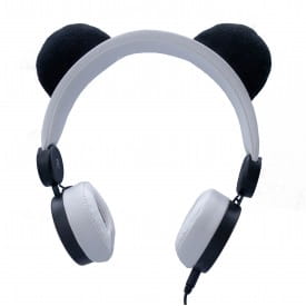 KIDYWOLF | KIDYEARS Kids' Headphones with Removeable Ears | Panda