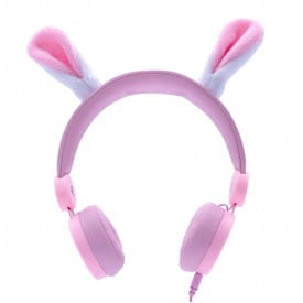 KIDYWOLF | KIDYEARS Kids' Headphones with Removeable Ears | Bunny