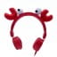 KIDYWOLF | KIDYEARS Kids' Headphones with Removeable Ears & Eyes | Crab