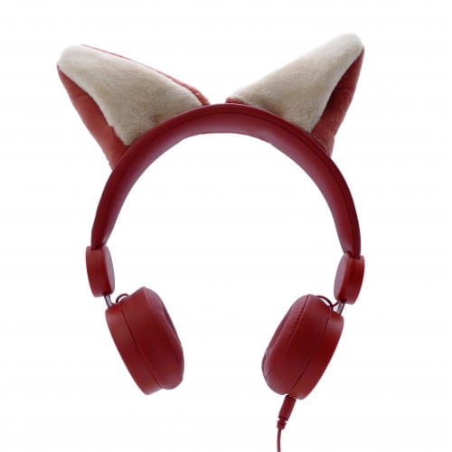 KIDYWOLF | KIDYEARS Kids' Headphones with Removeable Ears | Fox