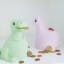 KIDYWOLF | KIDYBANK Soft Touch Money Bank | Green Dino