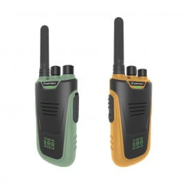 KIDYWOLF | KIDYTALK Rechargeable Walkie-Talkies | Green & Mustard