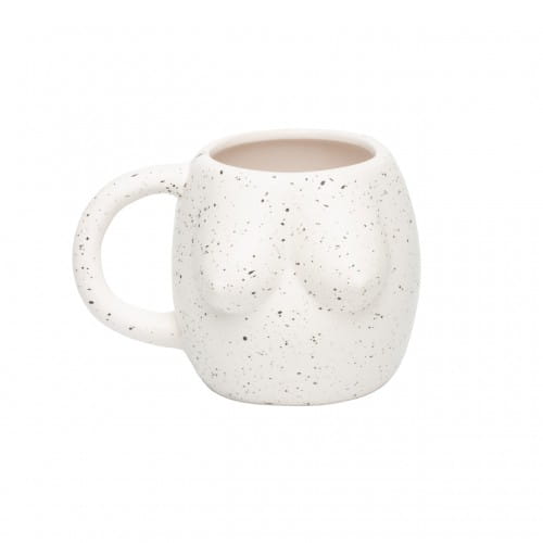 Helio Ferretti | Body Shapes Boobs Round Mug | White