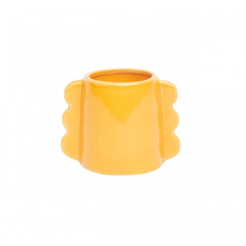 Helio Ferretti | Waves Small Vase | Orange | 8cm