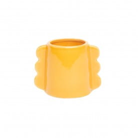 Helio Ferretti | Waves Small Vase | Orange | 8cm