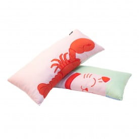 Helio Ferretti | Double Sided Cushion | Lobster | Pink & Red
