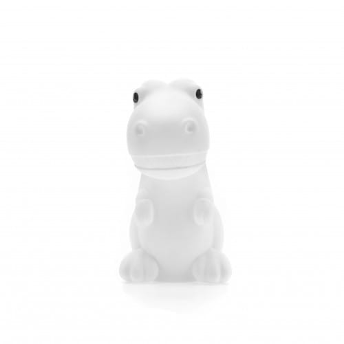 Dhink | Rechargeable Medium Colour Changing LED Night Light with USB Cable | White Dinosaur
