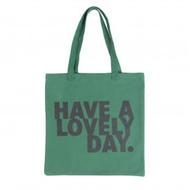Helio Ferretti | Double Sided Tote Bag | Lovely Day | Green