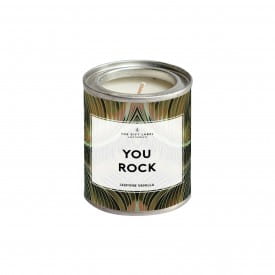 The Gift Label | Small Candle Tin | You Rock | Jasmine & Vanilla | 90g