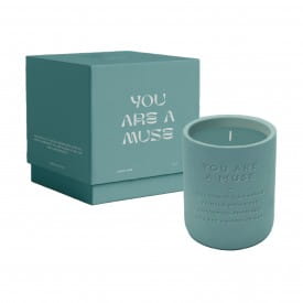 The Gift Label Studio Collection | Cement Candle | You Are A Muse | 360g