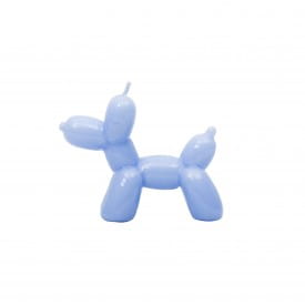 Helio Ferretti | Balloon Dog Candle | Light Blue