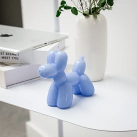 Helio Ferretti | Balloon Dog Candle | Light Blue