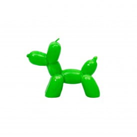 Helio Ferretti | Balloon Dog Candle | Neon Green