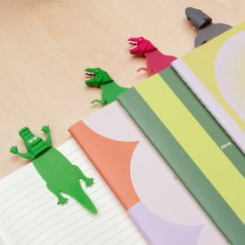 Helio Ferretti | Lexi the Rex Dinosaur Bookmark | Pink