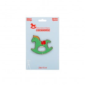 Helio Ferretti | Cock Horse Magnetic Bottle Opener | Green