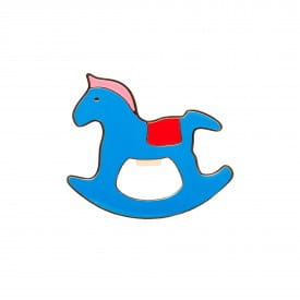 Helio Ferretti | Cock Horse Magnetic Bottle Opener | Blue & Red