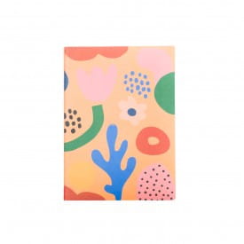 Helio Ferretti | A5 Fabric Cover Notebook | Coral