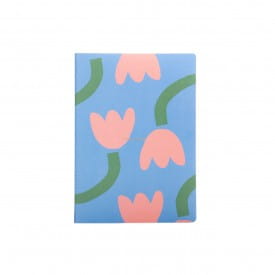 Helio Ferretti | A5 Fabric Cover Notebook | Tulip