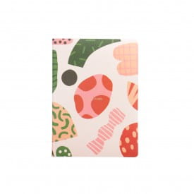 A5 Fabric Cover Notebook | Abstract Art