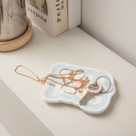 Helio Ferretti | Ceramic Jewellery Tray | Good Vibes | Blue & White