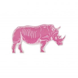 Helio Ferretti | Ceramic Jewellery Tray | Pink Rhino