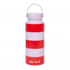 Helio Ferretti | On The Go Water Bottle | Large 1L | Red Stripes