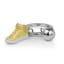 Metalmorphose | Silver & Gold Hi Top Sports Trainer & Ball Keyring