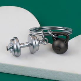 Metalmorphose | Dumbbell & Weights Gym Keyring