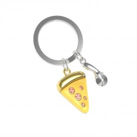 Metalmorphose | Pizza & Cutter Keyring