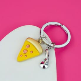 Metalmorphose | Pizza & Cutter Keyring