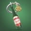 Metalmorphose | Green Beer Bottle Keyring