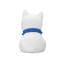 Dhink | Medium Colour Changing LED Night Light | White Puppy With Black Spot & Blue Collar