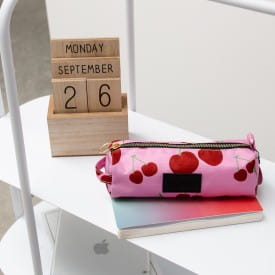 Helio Ferretti | Pink & Red Cherry Pencil Case
