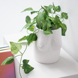 Helio Ferretti | Body Shapes Boobs Flower Vase | White | 13cm