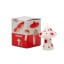 Helio Ferretti | Small Amantia Mushroom Candle | White & Red