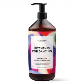 The Gift Label | Kitchen Cleaning Soap | Kitchen Is For Dancing | Sandalwood & Fig | 1000ml