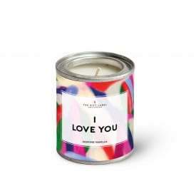 The Gift Label Tin Candle | I Love You | Jasmine & Vanilla | 90g