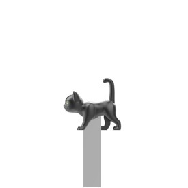 Metalmorphose | Black Cat with Glow in the Dark Eyes Bookmark