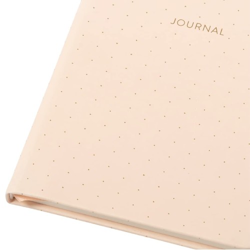 Eccolo | A5 Lined Hardcover Journal with Pen & Holder | Pink & Gold