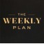 Eccolo | Spiral Undated Weekly Desk Planner | Black & Gold | 10x8"