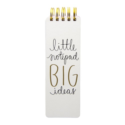 Eccolo | Spiral Memo List Pad | Big Ideas | 3x8.5"